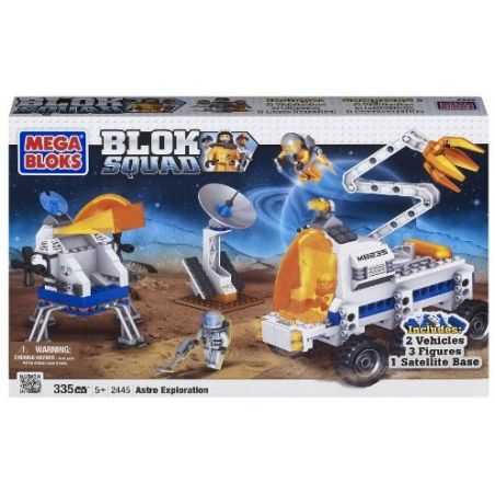 MEGA BLOKS 2445 non  THÁM HIỂM KHÔNG GIAN bộ đồ chơi xếp lắp ráp ghép mô hình City ASTRO EXPLORATION Thành Phố 335 khối
