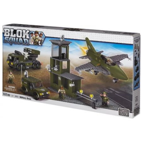 MEGA BLOKS 2451 non  CĂN CỨ QUÂN SỰ bộ đồ chơi xếp lắp ráp ghép mô hình Military Army MILITARY BASE Quân Sự Bộ Đội 620 khối