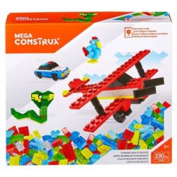 MEGA BLOKS FRB51 non  HỘP SINH LỰC bộ đồ chơi xếp lắp ráp ghép mô hình Creator DYNAMIC BOX OF BLOCKS Sáng Tạo 330 khối