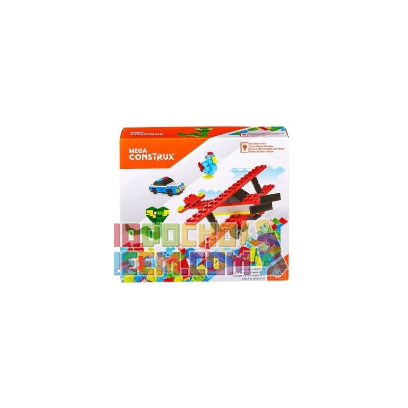 MEGA BLOKS FRB51 non  HỘP SINH LỰC bộ đồ chơi xếp lắp ráp ghép mô hình Creator DYNAMIC BOX OF BLOCKS Sáng Tạo 330 khối