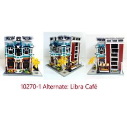 REBRICKABLE MOC-36027 36027 MOC36027 non  LIBRA CAFE 10270 BỘ bộ đồ chơi xếp lắp ráp ghép mô hình Creator Sáng Tạo 2287 khối