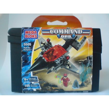 MEGA BLOKS 5505 non  ĐIỀU HƯỚNG HOẠT ĐỘNG BAN ĐÊM bộ đồ chơi xếp lắp ráp ghép mô hình Movie & Game NIGHT OPS NAVIGATOR Phim Và Trò Chơi 105 khối