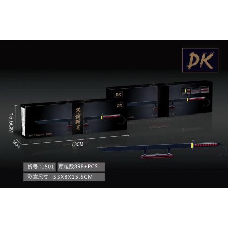 DK 1501 non  SKY LOCK ZHANYUE 1 tỷ lệ 1:1 bộ đồ chơi xếp lắp ráp ghép mô hình Gun Súng 936 khối