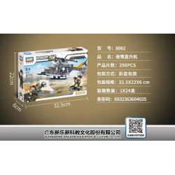 GUDI 8062 non  TRỰC THĂNG NIGHTINGALE bộ đồ chơi xếp lắp ráp ghép mô hình Military Army BORDER RAID Quân Sự Bộ Đội 298 khối