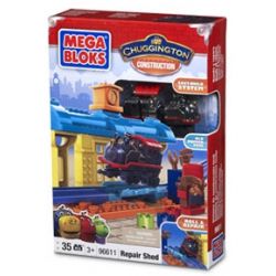 MEGA BLOKS 96611 non  KHO BẢO DƯỠNG bộ đồ chơi xếp lắp ráp ghép mô hình Movie & Game REPAIR SHED Phim Và Trò Chơi 36 khối