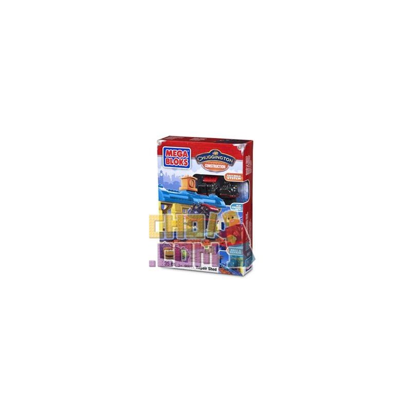 MEGA BLOKS 96611 non  KHO BẢO DƯỠNG bộ đồ chơi xếp lắp ráp ghép mô hình Movie & Game REPAIR SHED Phim Và Trò Chơi 36 khối