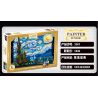 DK 3001 QIZHILE 90024 non  ĐÊM ĐẦY SAO bộ đồ chơi xếp lắp ráp ghép mô hình Creator Expert VINCENT VAN GOGH THE STARRY NIGHT Chuyên Gia Sáng Tạo 1830 khối