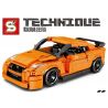 SHENG YUAN SY 8407 non  NISSAN GTR35. bộ đồ chơi xếp lắp ráp ghép mô hình  Kỹ Thuật Công Nghệ Cao Mô Hình Phương Tiện 908 khối
