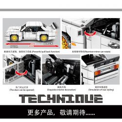 SHENG YUAN SY 8305 non  BMW E30. bộ đồ chơi xếp lắp ráp ghép mô hình  Kỹ Thuật Công Nghệ Cao Mô Hình Phương Tiện 678 khối