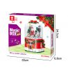ZHEGAO QL0981 0981 QL1014 1014 non  HỘP NHẠC GIÁNG SINH bộ đồ chơi xếp lắp ráp ghép mô hình MERRY CHRISTMAS 355 khối