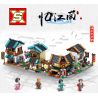 SX 9005-1 9005-2 9005-3 9005-4 non  4 PHONG CÁCH Ở LIN'AN CHINA STREET FUYUAN INN HESHAN BAOZI SHOP YONGAN GROCERY SHENGQUAN WINERY bộ đồ chơi xếp lắp ráp ghép mô hình Mini Modular Đường Phố Thu Nhỏ 758 khối