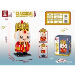 ZHEGAO QL2306 2306 non  TANG YAN. bộ đồ chơi xếp lắp ráp ghép mô hình Brickheadz CLASSICAL MASTERPIECES Nhân Vật Đầu To 172 khối