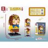 ZHEGAO QL2307 2307 non  VUA KHỈ bộ đồ chơi xếp lắp ráp ghép mô hình Brickheadz CLASSICAL MASTERPIECES Nhân Vật Đầu To 171 khối