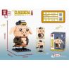 ZHEGAO QL2308 2308 non  TRƯ BÁT GIỚI bộ đồ chơi xếp lắp ráp ghép mô hình Brickheadz CLASSICAL MASTERPIECES Nhân Vật Đầu To 172 khối