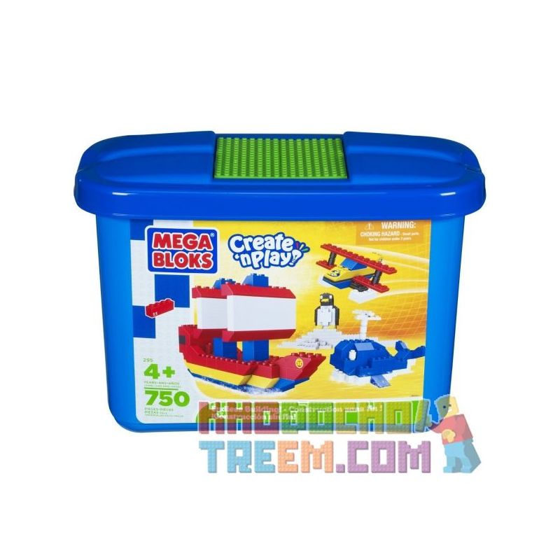 MEGA BLOKS 295 non  BẢN DỰNG KHÔNG GIỚI HẠN bộ đồ chơi xếp lắp ráp ghép mô hình Creator ENDLESS BUILDING! Sáng Tạo 750 khối