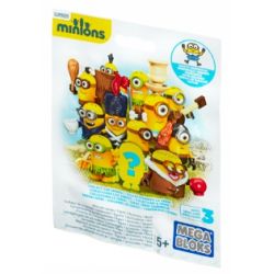 MEGA BLOKS CNF46 non  LITTLE YELLOW MAN BLIND BOX SERIES 3 (GÓI NGẪU NHIÊN) bộ đồ chơi xếp lắp ráp ghép mô hình Frozen BUILDABLE MINIONS BLIND PACKS SERIES III {RANDOM BAG} Nữ Hoàng Băng Giá 15 khối
