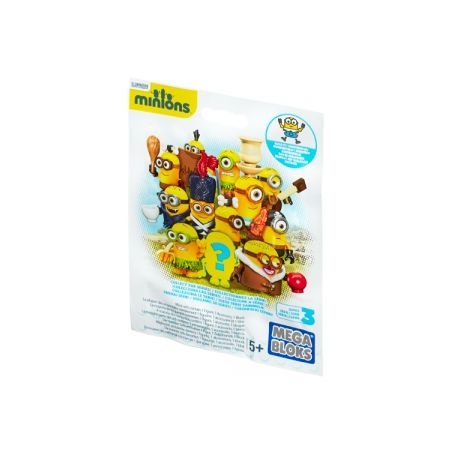 MEGA BLOKS CNF46 non  LITTLE YELLOW MAN BLIND BOX SERIES 3 (GÓI NGẪU NHIÊN) bộ đồ chơi xếp lắp ráp ghép mô hình Frozen BUILDABLE MINIONS BLIND PACKS SERIES III {RANDOM BAG} Nữ Hoàng Băng Giá 15 khối