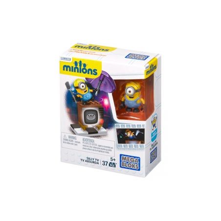 MEGA BLOKS CNF49 non  TV NGU NGỐC bộ đồ chơi xếp lắp ráp ghép mô hình Movie & Game SILLY TV Phim Và Trò Chơi 37 khối