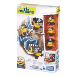 MEGA BLOKS CNF54 non  MỒI CÁ MẬP bộ đồ chơi xếp lắp ráp ghép mô hình Movie & Game SHARK BAIT Phim Và Trò Chơi 72 khối