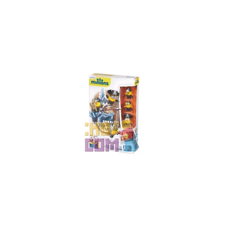 MEGA BLOKS CNF54 non  MỒI CÁ MẬP bộ đồ chơi xếp lắp ráp ghép mô hình Movie & Game SHARK BAIT Phim Và Trò Chơi 72 khối