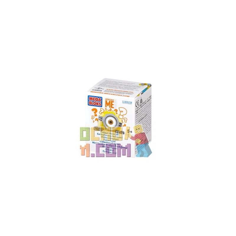 MEGA BLOKS CNT40 non  LITTLE YELLOW MAN BLIND BOX SERIES 2 (GÓI NGẪU NHIÊN) bộ đồ chơi xếp lắp ráp ghép mô hình Frozen BUILDABLE MINIONS BLIND PACKS SERIES II {RANDOM BAG} Nữ Hoàng Băng Giá 9 khối