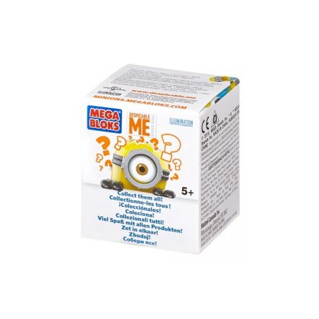 MEGA BLOKS CNT40 non  LITTLE YELLOW MAN BLIND BOX SERIES 2 (GÓI NGẪU NHIÊN) bộ đồ chơi xếp lắp ráp ghép mô hình Frozen BUILDABLE MINIONS BLIND PACKS SERIES II {RANDOM BAG} Nữ Hoàng Băng Giá 9 khối