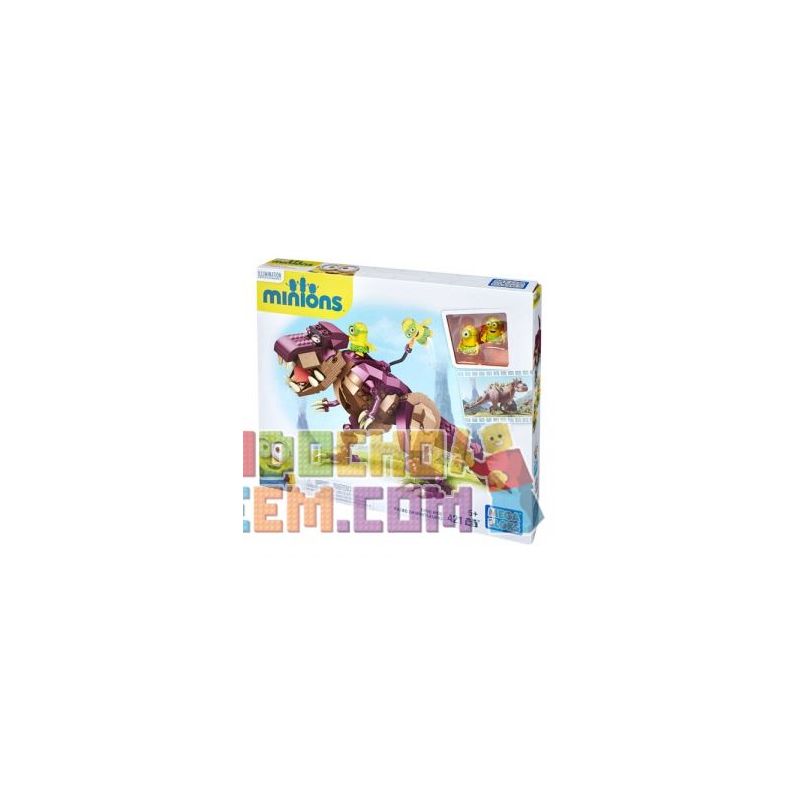 MEGA BLOKS CPC51 non  THÚ CƯỠI KHỦNG LONG bộ đồ chơi xếp lắp ráp ghép mô hình Dino DINO RIDE 421 khối