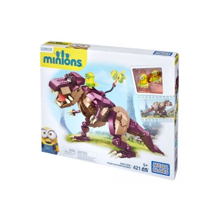 MEGA BLOKS CPC51 non  THÚ CƯỠI KHỦNG LONG bộ đồ chơi xếp lắp ráp ghép mô hình Dino DINO RIDE 421 khối