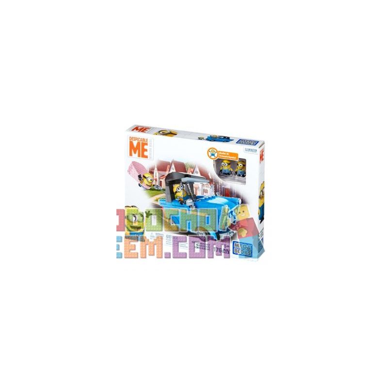 MEGA BLOKS DKT69 non  TRÒ ĐÙA Ô TÔ bộ đồ chơi xếp lắp ráp ghép mô hình Motorcycle Motorbike MOTOR MISCHIEF Xe Hai Bánh 176 khối