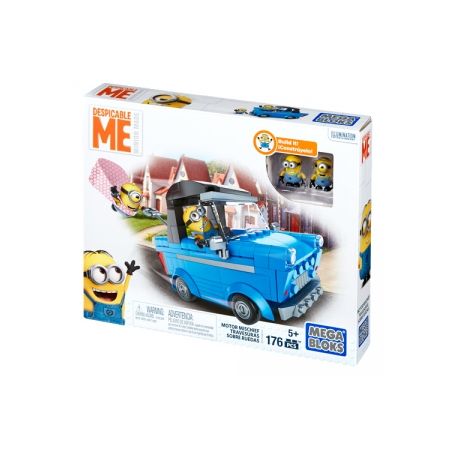 MEGA BLOKS DKT69 non  TRÒ ĐÙA Ô TÔ bộ đồ chơi xếp lắp ráp ghép mô hình Motorcycle Motorbike MOTOR MISCHIEF Xe Hai Bánh 176 khối