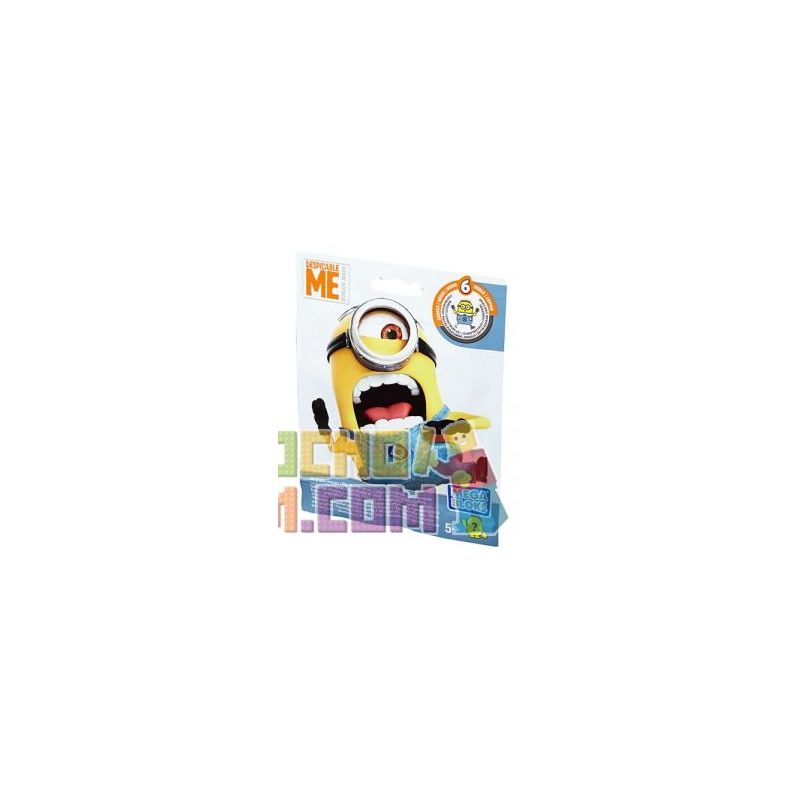 MEGA BLOKS DKW82 non  LITTLE YELLOW MAN BLIND BOX SERIES 4 (GÓI NGẪU NHIÊN) bộ đồ chơi xếp lắp ráp ghép mô hình Movie & Game BUILDABLE MINIONS BLIND PACKS SERIES VI Phim Và Trò Chơi 10 khối