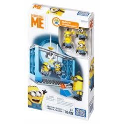 MEGA BLOKS DKX76 non  NHÀ MÁY HỖN HỢP bộ đồ chơi xếp lắp ráp ghép mô hình Factory FACTORY FIASCO 76 khối