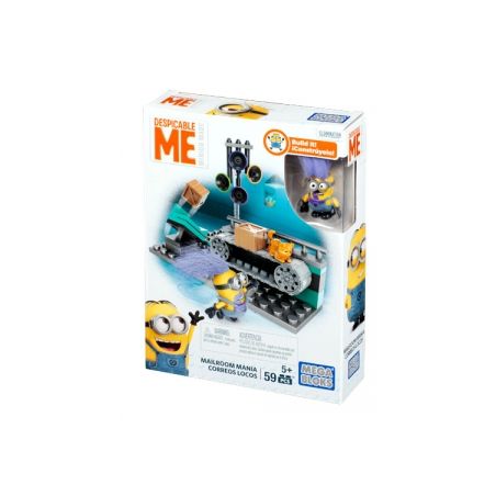 MEGA BLOKS DKY85 non  THƯ PHÒNG HƯNG CẢM bộ đồ chơi xếp lắp ráp ghép mô hình Movie & Game MAILROOM MANIA Phim Và Trò Chơi 55 khối