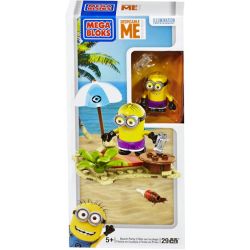 MEGA BLOKS 94809 non  BỮA TIỆC TRÊN BÃI BIỂN bộ đồ chơi xếp lắp ráp ghép mô hình Movie & Game BEACH PARTY Phim Và Trò Chơi 29 khối