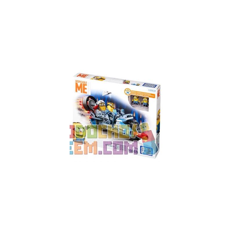 MEGA BLOKS DPG71 non  BẠO LOẠN XE MÁY bộ đồ chơi xếp lắp ráp ghép mô hình Motorcycle Motorbike MOTORCYCLE MAYHEM Xe Hai Bánh 160 khối