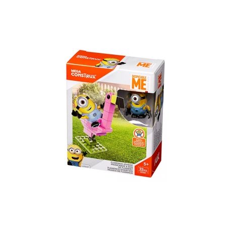 MEGA BLOKS DYD30 non  NGỌN LỬA GIÓ. bộ đồ chơi xếp lắp ráp ghép mô hình Movie & Game FLAMINGO JOYRIDE Phim Và Trò Chơi 33 khối