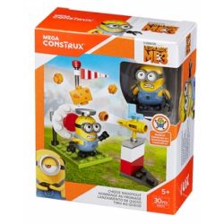 MEGA BLOKS FDX73 non  ĐÁ LUÂN LƯU PHO MÁT bộ đồ chơi xếp lắp ráp ghép mô hình Movie & Game CHEESE SHOOTOUT Phim Và Trò Chơi 30 khối