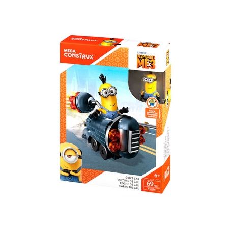 MEGA BLOKS FDX76 non  XE CỦA GRU bộ đồ chơi xếp lắp ráp ghép mô hình Movie & Game GRU’S CAR Phim Và Trò Chơi 69 khối