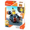 MEGA BLOKS FDX76 non  XE CỦA GRU bộ đồ chơi xếp lắp ráp ghép mô hình Movie & Game GRU’S CAR Phim Và Trò Chơi 69 khối