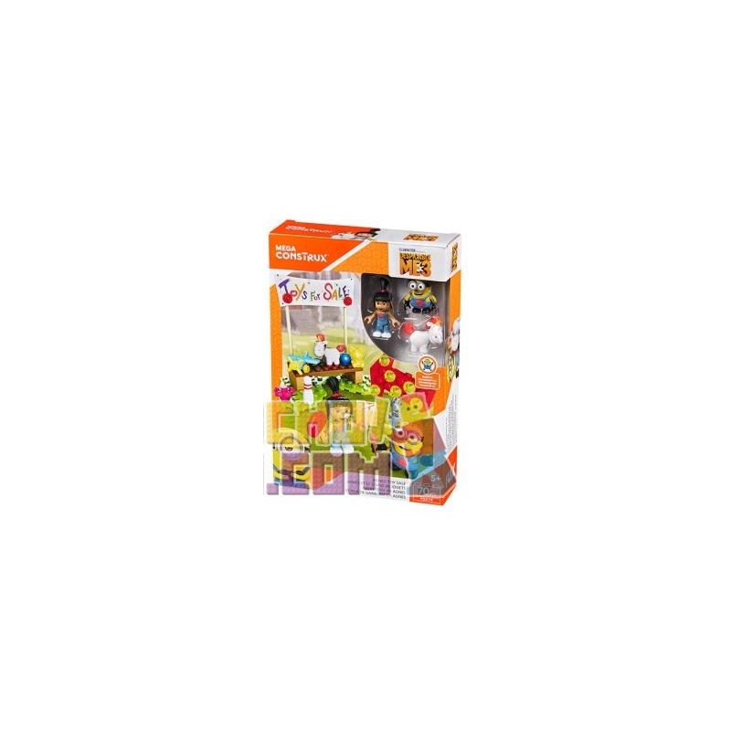 MEGA BLOKS FDX79 non  CUỘC HỌP BÁN ĐỒ CHƠI CỦA AGNES bộ đồ chơi xếp lắp ráp ghép mô hình Movie & Game AGNES’ TOY SALE Phim Và Trò Chơi 70 khối