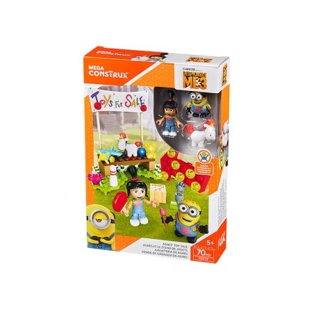 MEGA BLOKS FDX79 non  CUỘC HỌP BÁN ĐỒ CHƠI CỦA AGNES bộ đồ chơi xếp lắp ráp ghép mô hình Movie & Game AGNES’ TOY SALE Phim Và Trò Chơi 70 khối