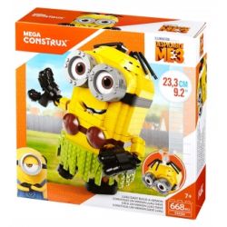 MEGA BLOKS FDX85 non  DAVE Ở HAWAII XÂY DỰNG MỘT TAY SAI bộ đồ chơi xếp lắp ráp ghép mô hình Movie & Game LUAU DAVE BUILD-A-MINION Phim Và Trò Chơi 668 khối