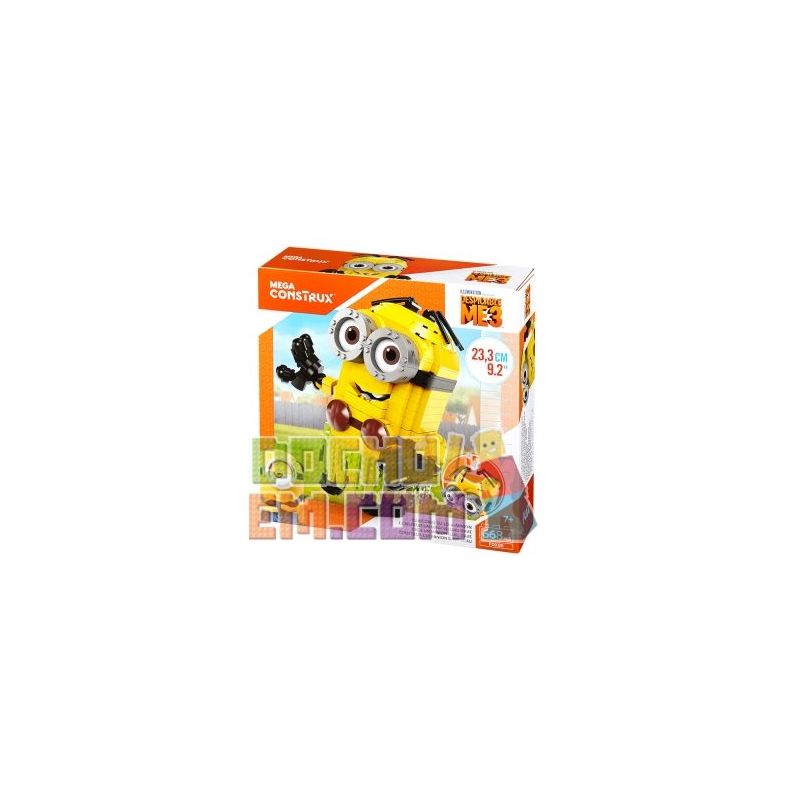 MEGA BLOKS FDX85 non  DAVE Ở HAWAII XÂY DỰNG MỘT TAY SAI bộ đồ chơi xếp lắp ráp ghép mô hình Movie & Game LUAU DAVE BUILD-A-MINION Phim Và Trò Chơi 668 khối
