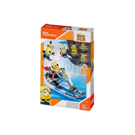MEGA BLOKS FFJ33 non  XE ĐẠP NƯỚC HOANG DÃ bộ đồ chơi xếp lắp ráp ghép mô hình Movie & Game WILD WATERSKI BIKE Phim Và Trò Chơi 82 khối