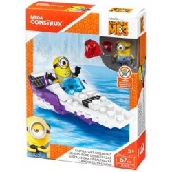 MEGA BLOKS FLG00 non  TÀU CAO TỐC Ở BALTHAZAR bộ đồ chơi xếp lắp ráp ghép mô hình Movie & Game BALTHAZAR’S SPEEDBOAT Phim Và Trò Chơi 67 khối