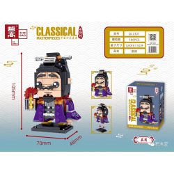 ZHEGAO QL2321 2321 non  WUI. bộ đồ chơi xếp lắp ráp ghép mô hình Brickheadz CLASSICAL MASTERPIECES Nhân Vật Đầu To 186 khối