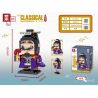 ZHEGAO QL2321 2321 non  WUI. bộ đồ chơi xếp lắp ráp ghép mô hình Brickheadz CLASSICAL MASTERPIECES Nhân Vật Đầu To 186 khối