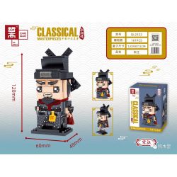 ZHEGAO QL2322 2322 non  SONG GIANG bộ đồ chơi xếp lắp ráp ghép mô hình Brickheadz CLASSICAL MASTERPIECES Nhân Vật Đầu To 161 khối