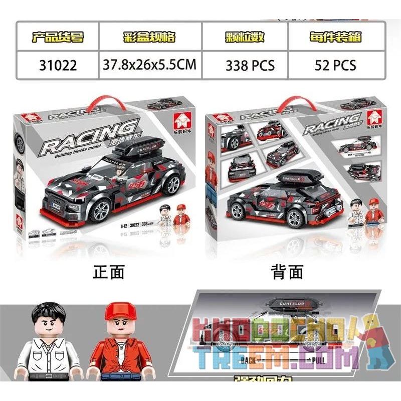 LEYI 31022 non  XE THỂ THAO R56 bộ đồ chơi xếp lắp ráp ghép mô hình Racing Cuộc Đua 338 khối