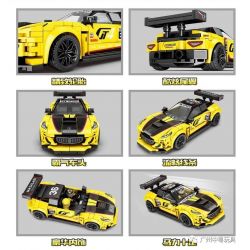 LEYI 31021 non  XE THỂ THAO GT4 bộ đồ chơi xếp lắp ráp ghép mô hình Racing Cuộc Đua 301 khối